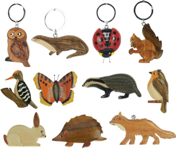 5001W : Wildlife Keyrings - Large - (Pack Size 72) Price Breaks Available